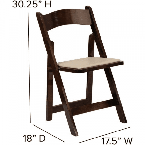Chaises pliantes bois dimensions