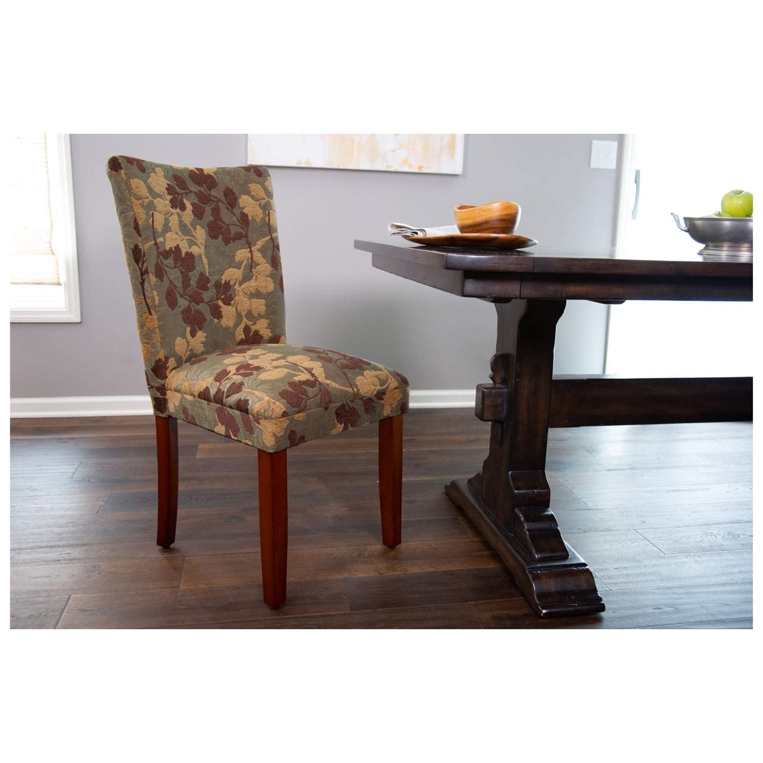 Chaise bois tissu salle à manger