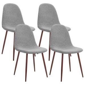 Chaises scandinaves grises